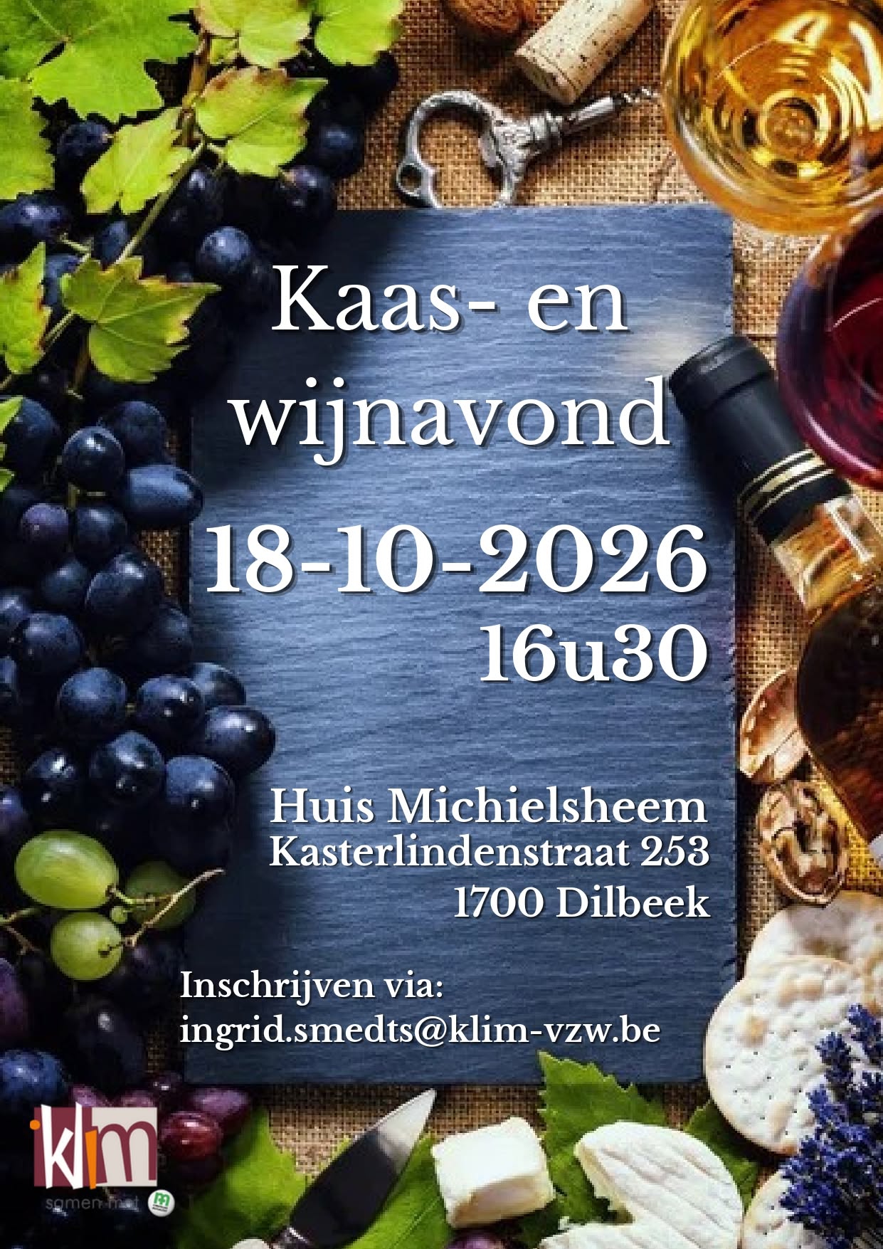 Kaas en wijn